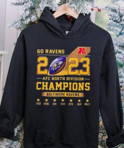 Go Ravens 2023 AFC North Division Champions hoodie, sweater, longsleeve, shirt v-neck, t-shirt