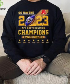 Go Ravens 2023 AFC North Division Champions hoodie, sweater, longsleeve, shirt v-neck, t-shirt