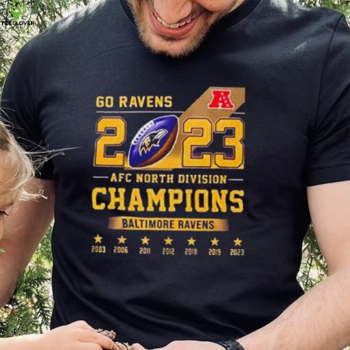 Go Ravens 2023 AFC North Division Champions hoodie, sweater, longsleeve, shirt v-neck, t-shirt