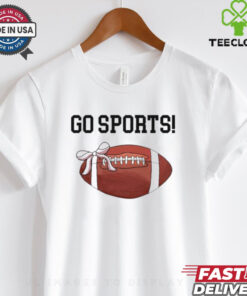 Go Sports Rugby Football Bow T shirts