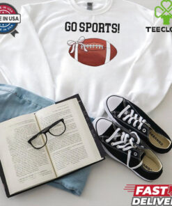 Go Sports Rugby Football Bow T shirts