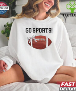 Go Sports Rugby Football Bow T shirts