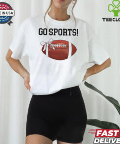Go Sports Rugby Football Bow T shirts