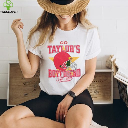 Go Taylors Boyfriend Shirt, Football Kc Crewneck