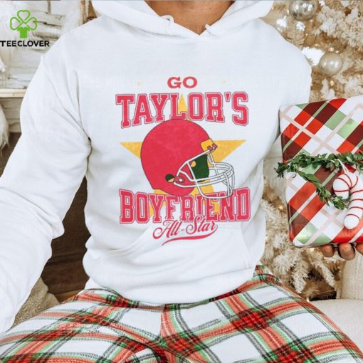 Go Taylors Boyfriend Shirt, Football Kc Crewneck