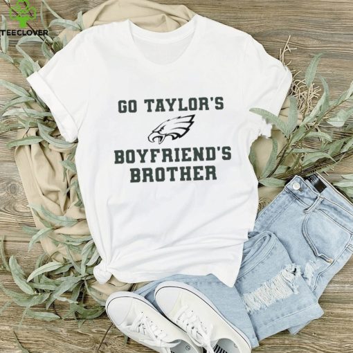 Go taylor’s boyfriend’s brother philadelphia eagles logo shirt