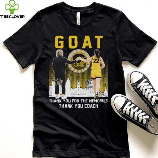 Goat Iowa Hawkeyes Champions Lisa Bluder Thank You For The Memories Thank You Coach T Shirt