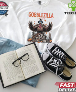 Gobblezilla Happy Thanksgiving T shirt 2 Gobblezilla Happy Thanksgiving T shirt
