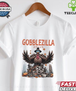 Gobblezilla Happy Thanksgiving T shirt 3 Gobblezilla Happy Thanksgiving T shirt