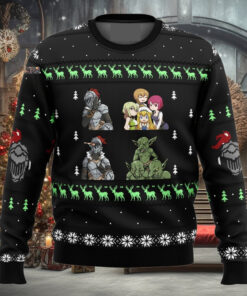 Goblin Slayer Sprites Ugly Christmas Wool Knitted Sweater