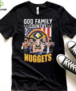 God Family Country Denver Nuggets Signatures Shirt