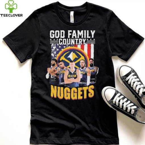 God Family Country Denver Nuggets Signatures Shirt