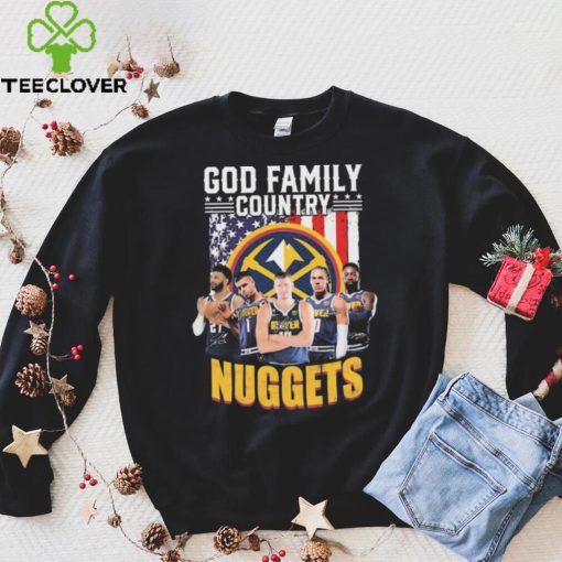 God Family Country Denver Nuggets Signatures Shirt