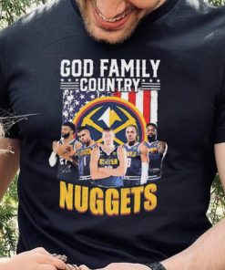 God Family Country Denver Nuggets Signatures Shirt