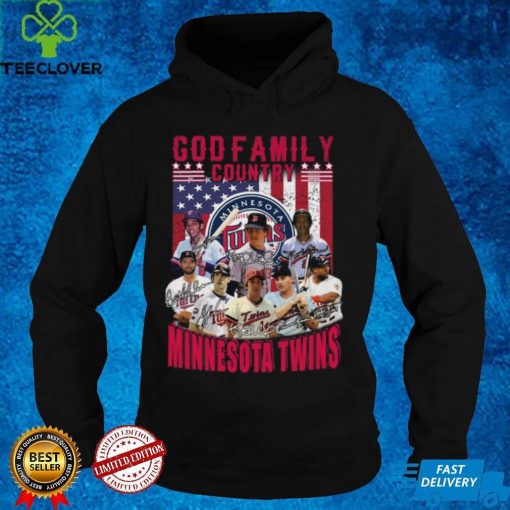 God Family Country Minnesota Twins legends signatures hoodie, sweater, longsleeve, shirt v-neck, t-shirt