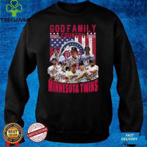 God Family Country Minnesota Twins legends signatures hoodie, sweater, longsleeve, shirt v-neck, t-shirt