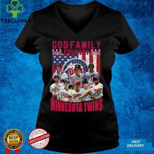 God Family Country Minnesota Twins legends signatures hoodie, sweater, longsleeve, shirt v-neck, t-shirt