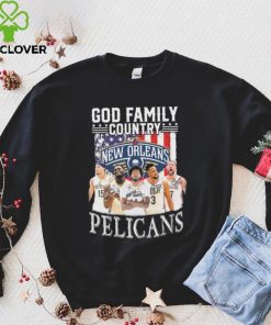 God Family Country New Orlean Pelicans Signatures Shirt