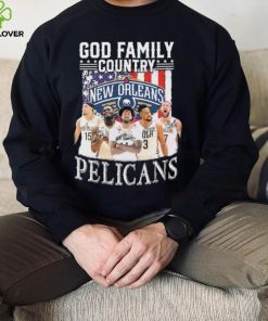 God Family Country New Orlean Pelicans Signatures Shirt