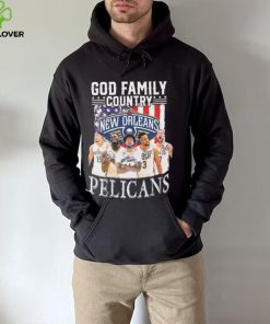 God Family Country New Orlean Pelicans Signatures Shirt