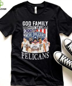 God Family Country New Orlean Pelicans Signatures Shirt