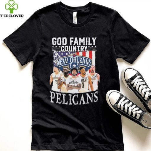 God Family Country New Orlean Pelicans Signatures Shirt