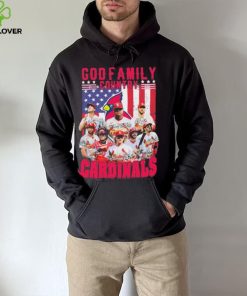 God Family Country St Louis Cardinals Baseball American Flag Signatures Shirt