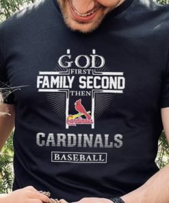 God Family Second Cardinals Baseball Shirt