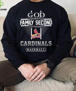 God Family Second Cardinals Baseball Shirt