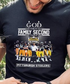 God First Family Second Then 90 Season Pittsburgh Steelers signature hoodie, sweater, longsleeve, shirt v-neck, t-shirt