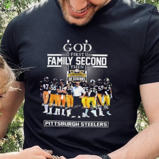 God First Family Second Then 90 Season Pittsburgh Steelers signature hoodie, sweater, longsleeve, shirt v-neck, t-shirt