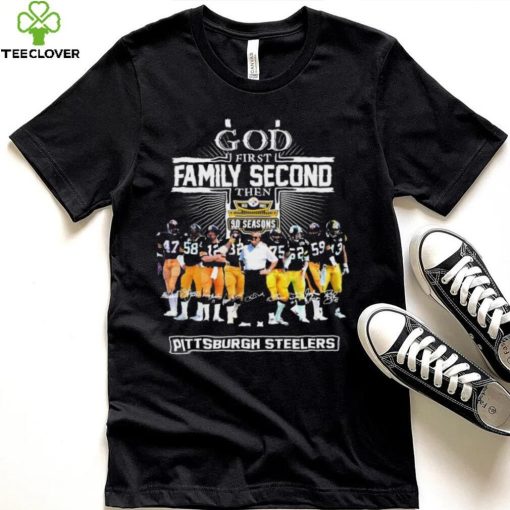 God First Family Second Then 90 Season Pittsburgh Steelers signature hoodie, sweater, longsleeve, shirt v-neck, t-shirt