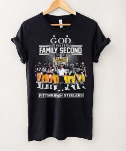 God First Family Second Then 90 Season Pittsburgh Steelers signature hoodie, sweater, longsleeve, shirt v-neck, t-shirt