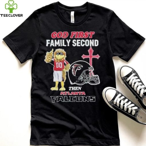 God First Family Second Then Atlanta Falcons Shirt