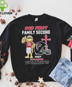 God First Family Second Then Atlanta Falcons Shirt