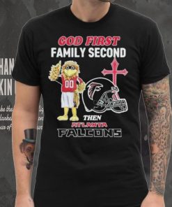 God First Family Second Then Atlanta Falcons Shirt