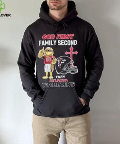 God First Family Second Then Atlanta Falcons Shirt