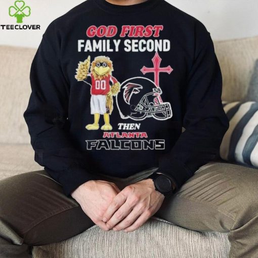 God First Family Second Then Atlanta Falcons Shirt