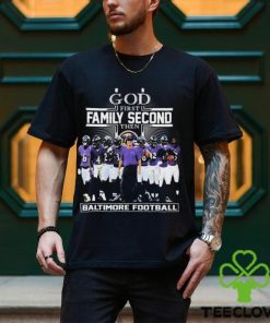 God First Family Second Then Baltimore Ravens 2023 Playoffs Shirt