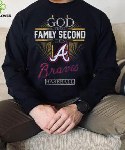 God First Family Second Then Braves Basketball Shirt