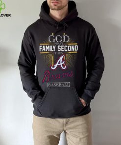 God First Family Second Then Braves Basketball Shirt