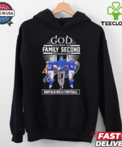 God First Family Second Then Buffalo Bills Josh Allen, James Cook and Sean McDermott Shirt