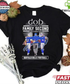 God First Family Second Then Buffalo Bills Josh Allen, James Cook and Sean McDermott Shirt