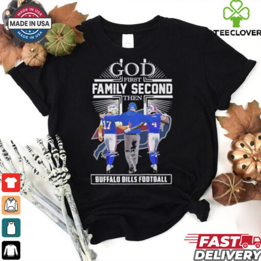 God First Family Second Then Buffalo Bills Josh Allen, James Cook and Sean McDermott Shirt