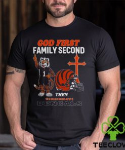 God First Family Second Then Cincinnati Bengals Shirts