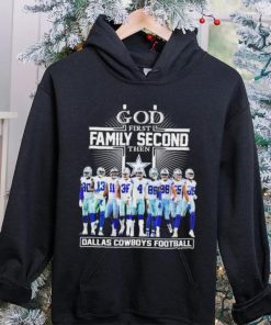 God First Family Second Then Dallas Cowboys Football Shirt