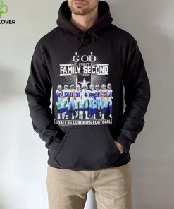 God First Family Second Then Dallas Cowboys Football Shirt