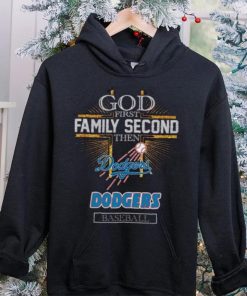 God First Family Second Then Dodgers Basketball Shirt