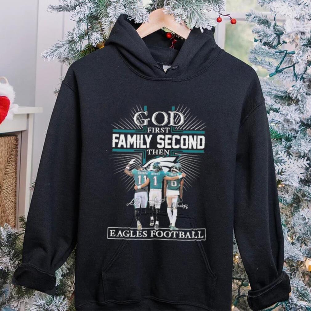 God First Family Second Then Eagles Football Logo 2023 Shirt God First Family Second Then Eagles Football Logo 2023 Shirt
