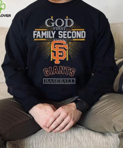 God First Family Second Then Giants Basketball Shirt